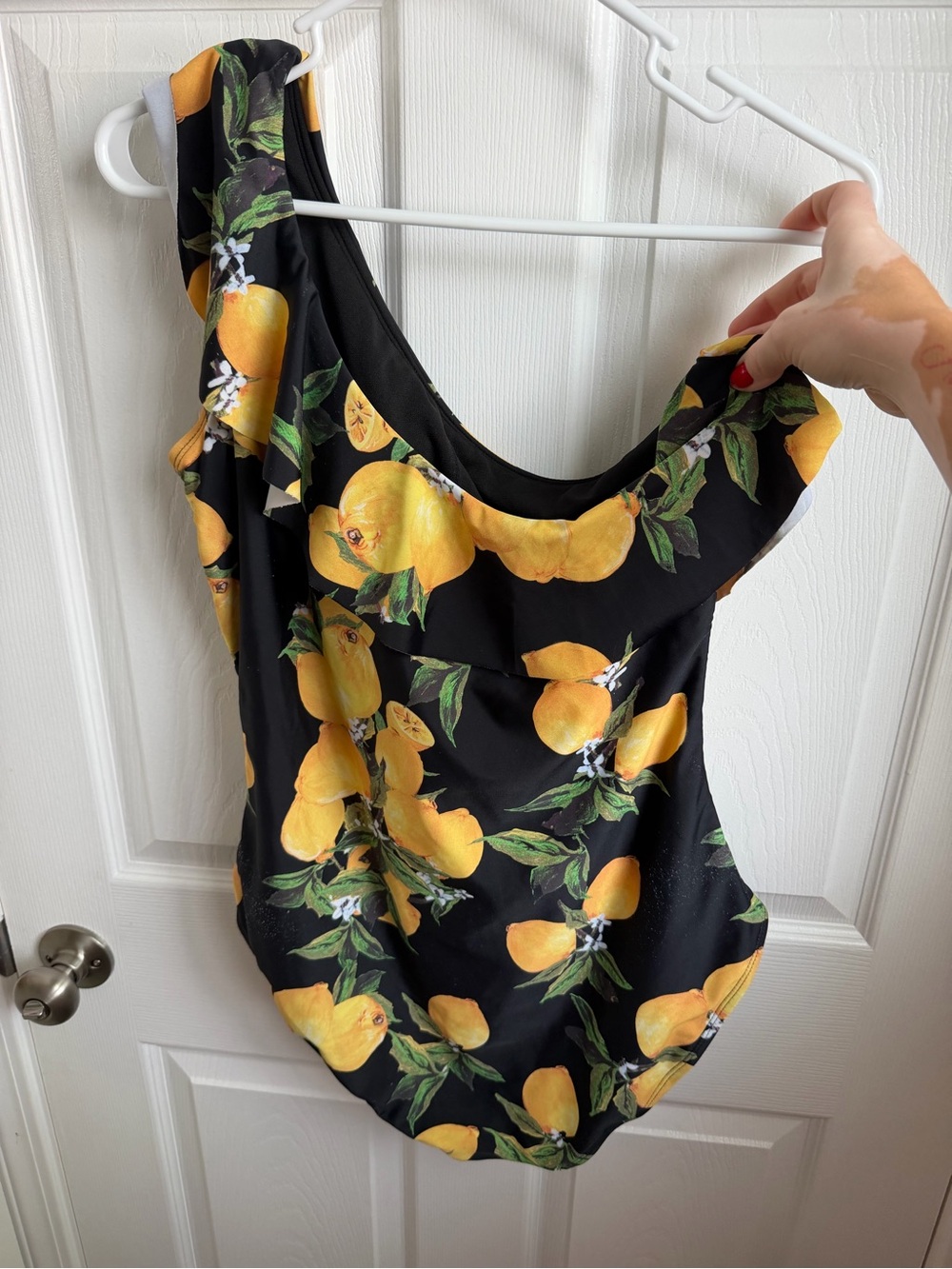 Hilor Lemon Print One-piece Swimsuit